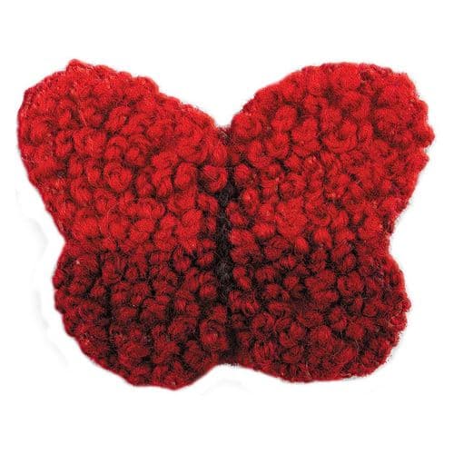 Freestyle Embroidery Dee Hardwicke Red Butterfly Brooch Kit by Anchor
