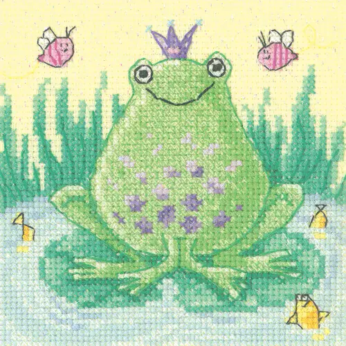 Frog cross stitch chart - Karen Carter Collection