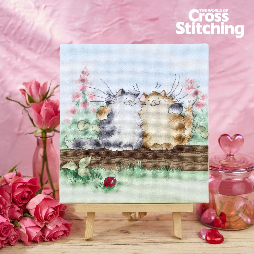 Fur-Ever Yours Romantic Cats WOXS Issue 368 project pack