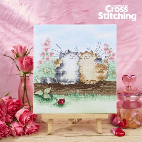Fur-Ever Yours Romantic Cats WOXS Issue 368 project pack - TEST