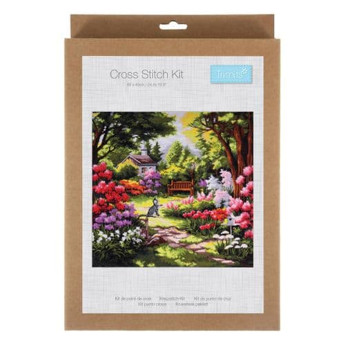 Garden cross stitch kit