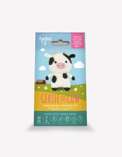 Gertie the Cow Small Amigurumi Crochet Kit by Anchor