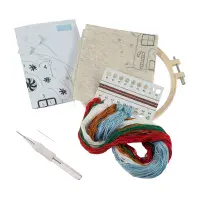 Gingerbread House Punch Needle Kit - Floss and Hoop