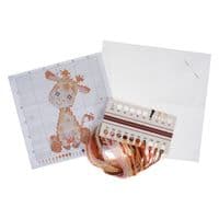 Giraffe cross stitch kit