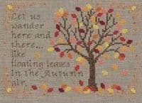 Glendon Place Floating Leaves cross stitch chart
