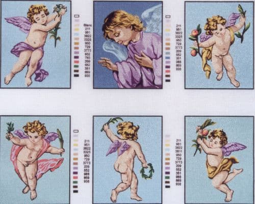 Gobelin-L Angels Crown Tapestry Canvas