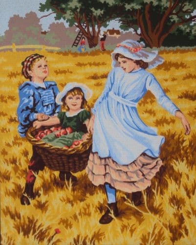 Gobelin-L Apple Picking Tapestry Canvas