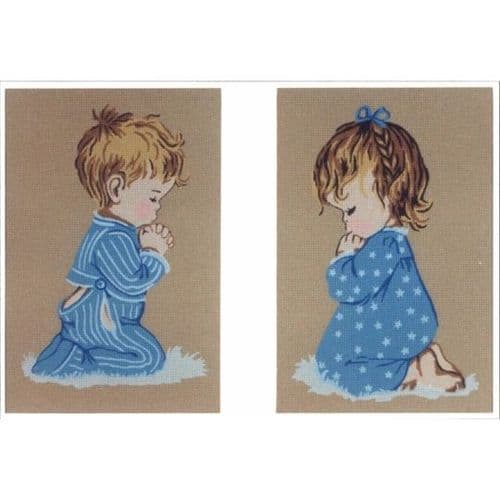 Gobelin-L Bedtime Prayers Tapestry Canvas