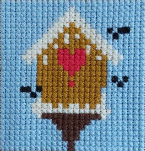 Gobelin-L Birdhouse Stamped Cross Stitch Kit