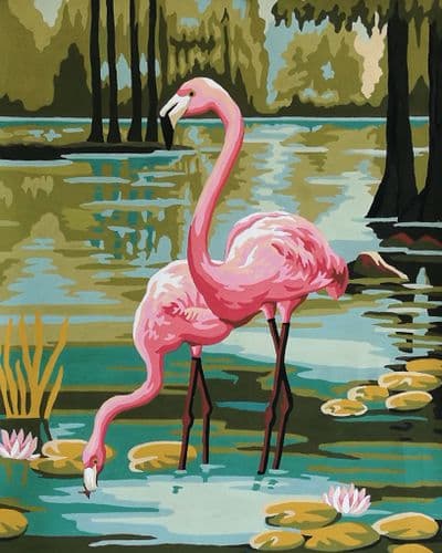 Gobelin-L Flamingos Tapestry Canvas