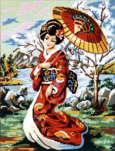 Gobelin-L Geisha Tapestry Canvas