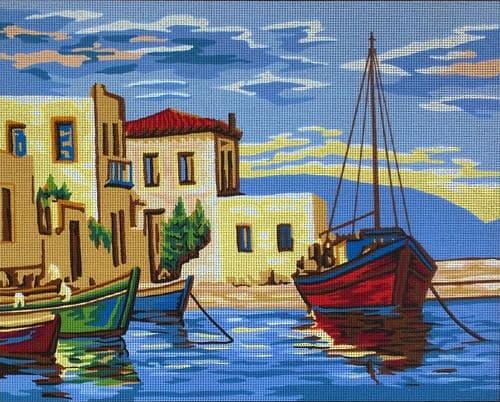 Gobelin-L Harbour Tapestry Canvas