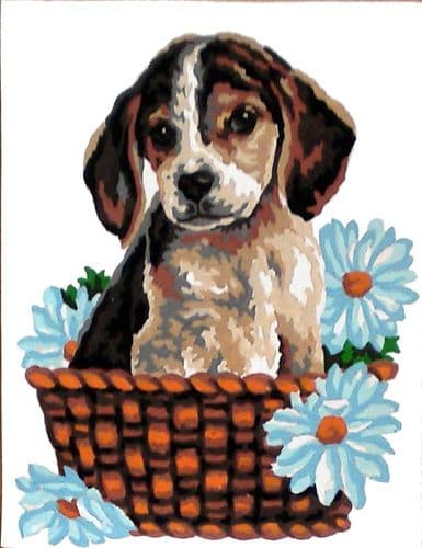 Gobelin-L Jack Russell Puppy Tapestry Canvas