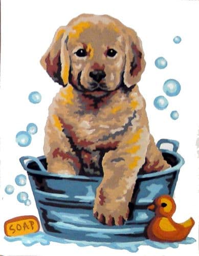 Gobelin-L Labrador Bath Tapestry Canvas