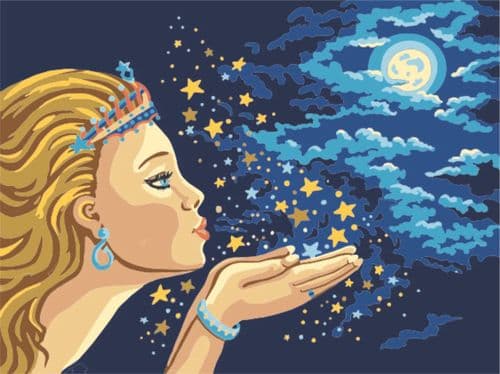 Gobelin-L Lady Night Tapestry Canvas