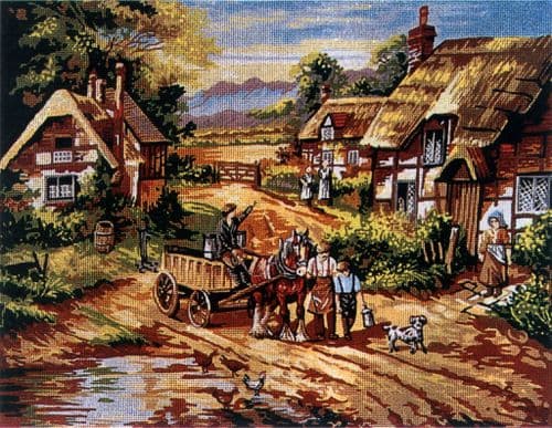 Gobelin-L Milk Delivery Tapestry Canvas
