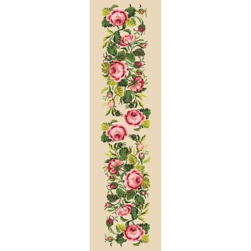 Gobelin-L Pink Rose Runner Tapestry Canvas