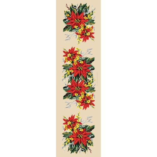 Gobelin-L Poinsettia Runner Tapestry Canvas