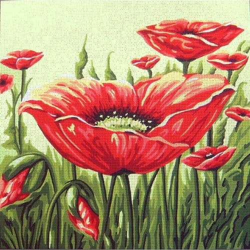 Gobelin-L Poppies 2 Tapestry Canvas