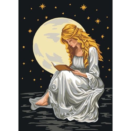 Gobelin-L Reading by Moonlight Tapestry Canvas