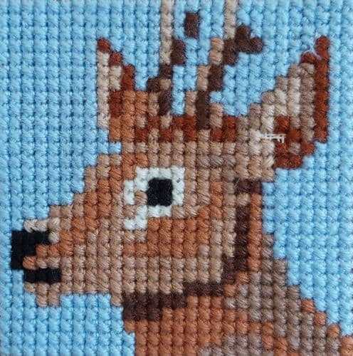 Gobelin-L Reindeer Stamped Cross Stitch Kit