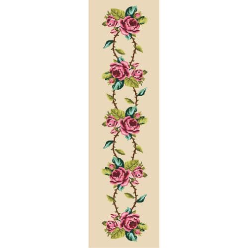 Gobelin-L Rose Runner Tapestry Canvas