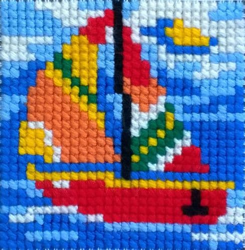 Gobelin-L Sail Boat 2 Stamped Cross Stitch Kit