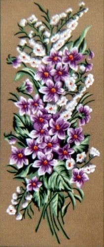 Gobelin-L Star Flowers Tapestry Canvas