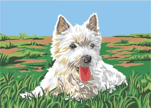 Gobelin-L Westie Tapestry Canvas