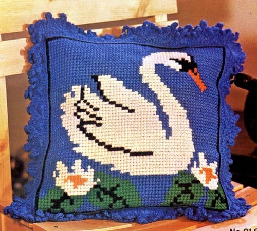 Gobelin-L White Swan Stamped Cross Stitch Kit