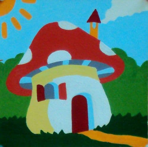 Gobelin Mushroom House Tapestry Kit