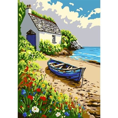 Gobelin Quiet Beach Tapestry Canvas