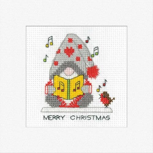 Gonk - Christmas Carol Card cross stitch kit
