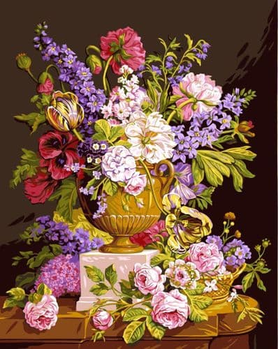 Grafitec Bouquet Ancien Tapestry Canvas