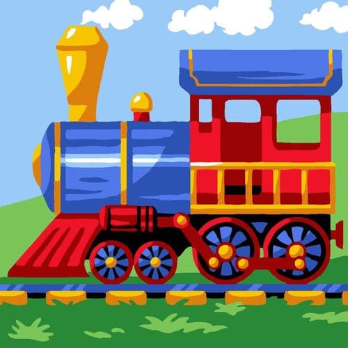 Grafitec Chug Along Tapestry Canvas