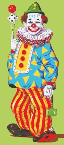 Grafitec Clown Tapestry Canvas