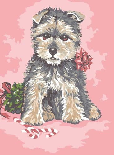 Grafitec Dressed up Pup Tapestry Canvas