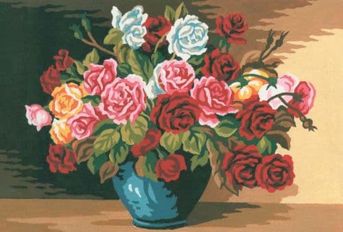 Grafitec Elegant Roses Tapestry Canvas