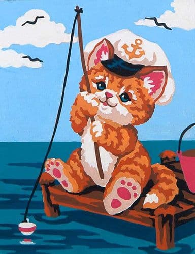Grafitec Fishy Kitty Tapestry Canvas