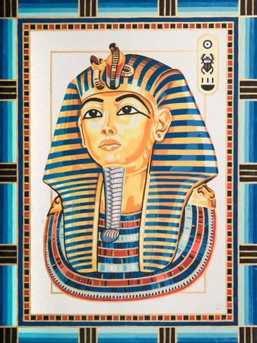 Grafitec King Tutankhamun Tapestry Canvas