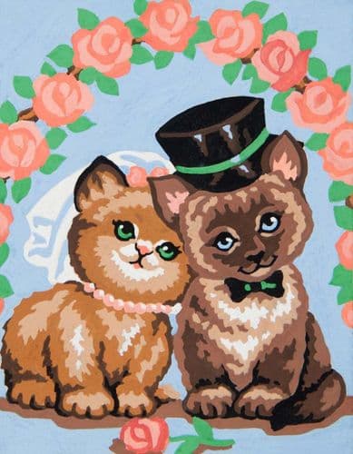 Grafitec Kitty Love Tapestry Canvas