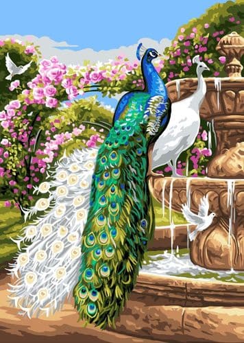 Grafitec Peacock Paradise Tapestry Canvas