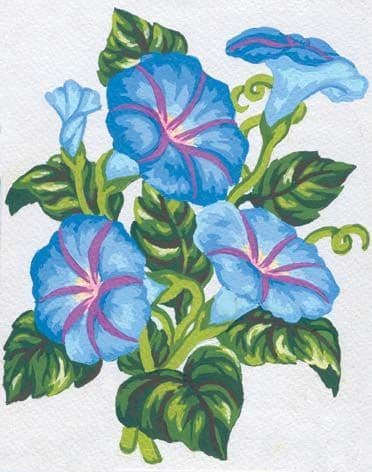 Grafitec Periwinkles Tapestry Canvas