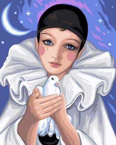 Grafitec Pierrot Tapestry Canvas