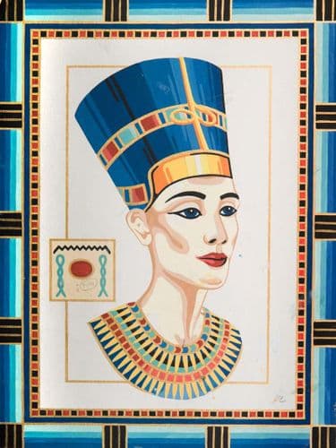 Grafitec Queen Nefertiti Tapestry Canvas