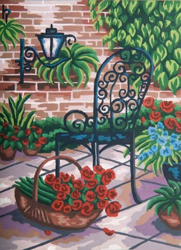 Grafitec Rose Basket Tapestry Canvas