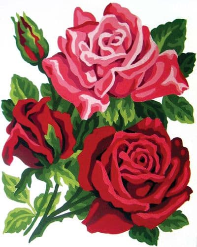 Grafitec Rose Posy Tapestry Canvas