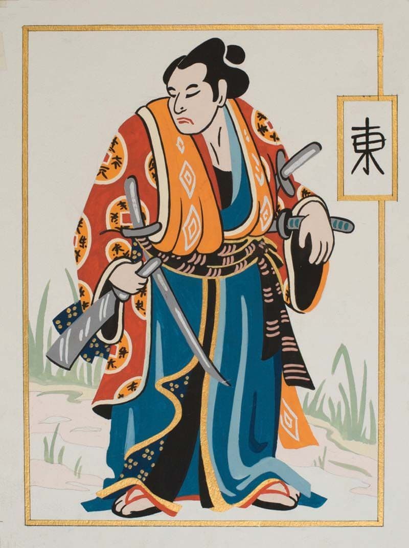 Grafitec Samurai Tapestry Canvas