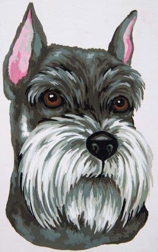 Grafitec Schnauzer Tapestry Canvas