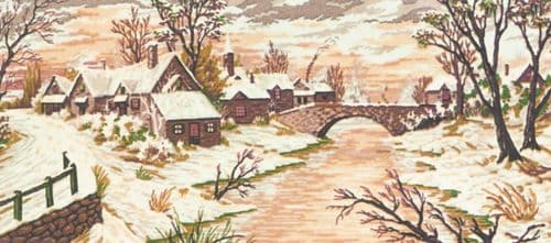 Grafitec Snow Scene Tapestry Canvas